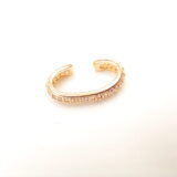 Earcuff single shiny gold - Imagen 3