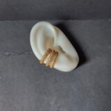 Earcuff single shiny gold
